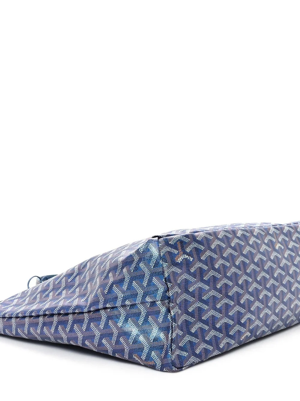 GOYARD Limited Edition Iridescent Pearly Blue Goyardine Saint Louis PM NWOT